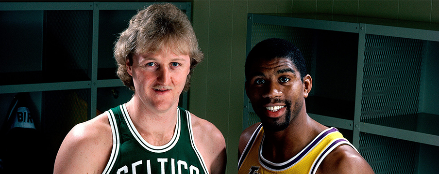 Larry Bird e Magic Johnson